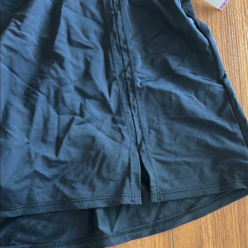 NWT Croft & Barrow Black Swim Skirt with Slit Design 🧜♀️ - Picture 3 of 8